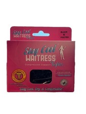 Black Stay Cool Tights small compression support footed 70-95lbs