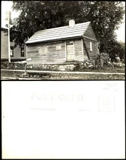 Ohio Land Office Marietta OH oldest building in Ohio RPPC real photo postcard