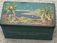 Vintage 1923 Original National Biscuit Company “Uneeda Bakers” Tin NBC USA Empty