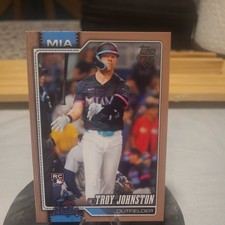 2026 Topps Series One Troy Johnston Miami Marlins Gold Rookie #196 /2026 🔥💎