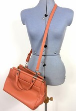 Borsa a tracolla David Jones vegetariana in pelle arancione borsa a tracolla donna