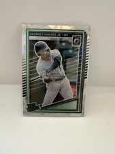 2025 Donruss Baseball Optic George Lombard Jr. CRACKED ICE /25 Yankees #108