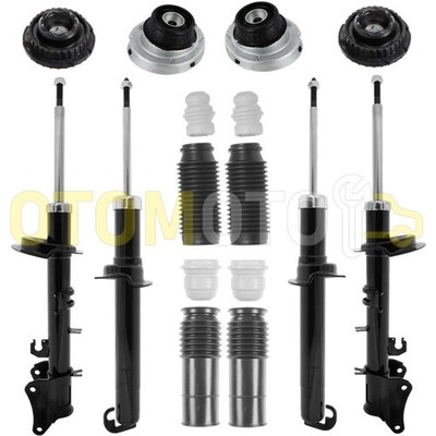 ALFA ROMEO 147 156 KOMPLETTES GASDÄMPFER-KIT MIT DOMLAGERN, SCHUTZKAPPEN UND VOR