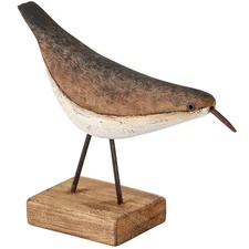 Primitives by Kathy Rustic Shorebird Bird Sitter Beach Home Coastal Decor Sea