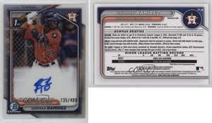 2024 Bowman Chrome Prospect Auto Refractor /499 German Ramirez #CPA-GR Auto