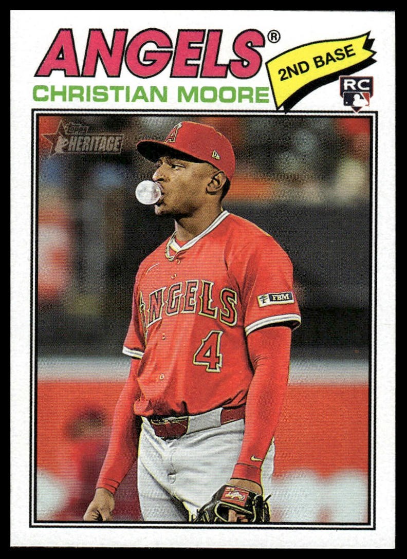 2026 Topps Heritage #249 Christian Moore