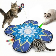 Interactive Cat Toy for Indoor Cats, Touch Activated Automatic Electronic Cat...