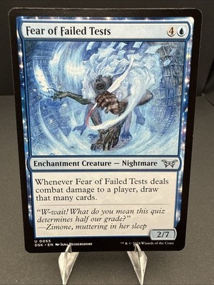 Fear Of Failed Tests 0055 Magic The Gathering Duskmourn TCG English NM