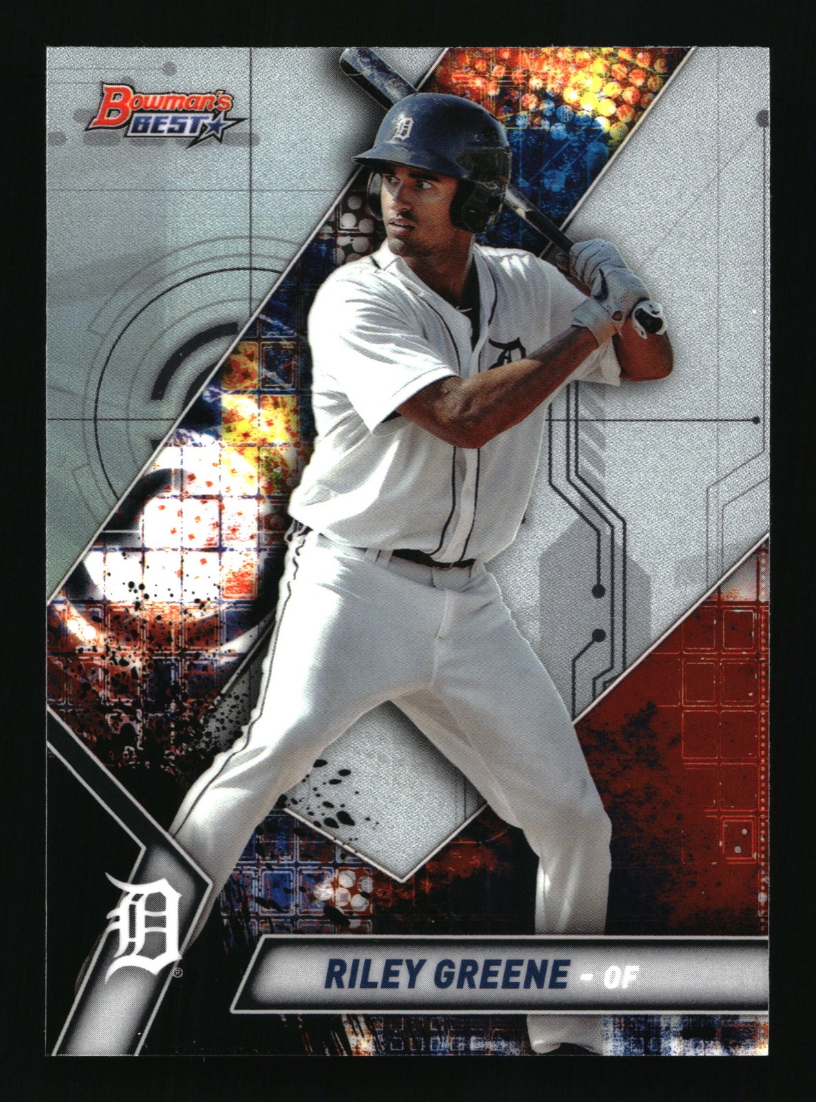 2019 Bowman's Best Top Prospects Riley Greene #TP-7 Detroit Tigers