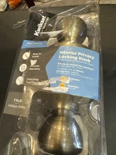 Kwikset  Bed And Bath Tylo Antique Brass  300t 5 Cp V1 Door Knob