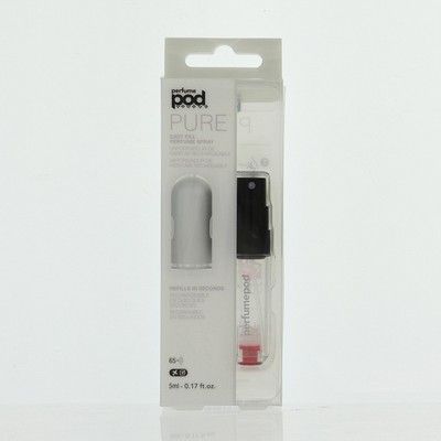 Perfume Pod Pure Silver for Unisex by Travalo 0.17 Oz Refillable Spray Box