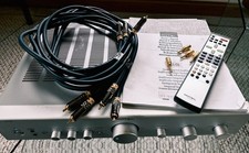 Rotel RA-06 Integrated Stereo Amplifier Silver - Bundle, Remote, Manual & Cables