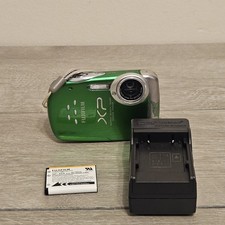 Fujifilm Finepix XP10 12.2MP Green Digital Camera  Battery  Charger