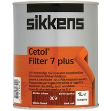 Image of Sikkens Cetol Filter 7 Plus Translucent Woodstain Dark Oak 1 litre