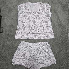 Disney Winnie The Pooh 2 Piece Pajama Set PJ Size L Cute Loungewear Disney Store
