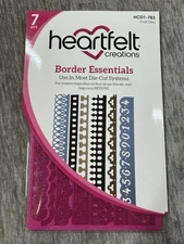 Heartfelt Creations BORDER ESSENTIALS DIE CUT SET  7 Pieces HCD1-783 Craft Dies