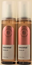 QTY 2 - Bath  Body Works COCONUT Perfume Mist Fragrance Body Spray 6 Oz