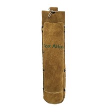 Fox Alloy 100 Leather Arc Welding Rod Bag Electrode Holder Heat Flame brown