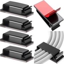 10 Pcs Cable Holder Clips Self Adhesive Cable Management Cord Holder for Home