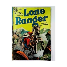 Lone Ranger #17 - 1948 series Dell comics VG+ [x'