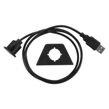  Dashcam USB Cable Extension Vehicle Dashboard USB Charging Port 1 Meter for Car