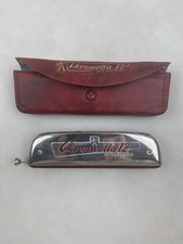 Vintage Hohner Chrometta  8 Chromatic Harmonica   Key of C   In Original Case