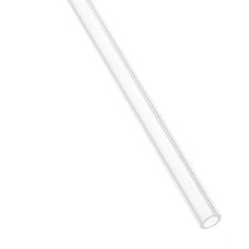 2X Acrylic Pipe Rigid Round Clear Tube, 3mm 1/8" ID 5mm OD 305mm