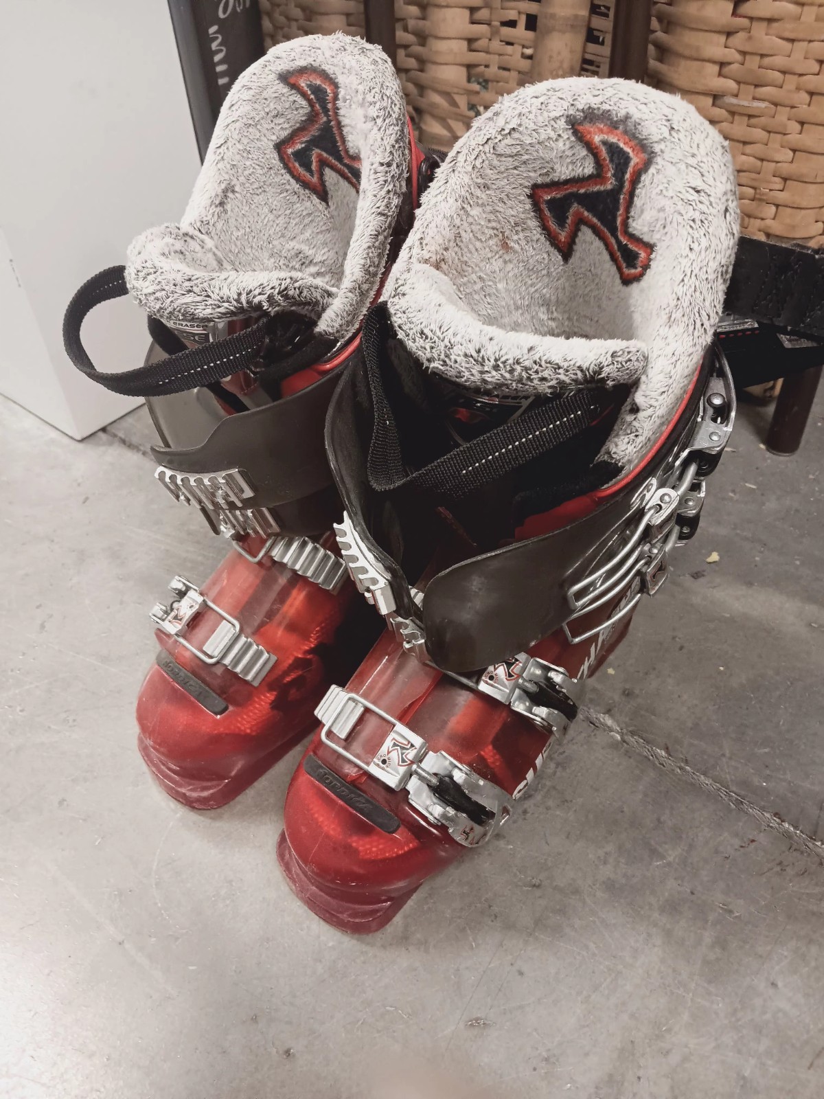 SALOMON Scarponi da sci Nordica Supercharger rossi taglia 5