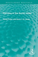 Judith Pallot (U. A.) | Planning In The Soviet Union | Taschenbuch | Englisch