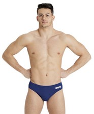 NEW NWT MENS ARENA RACE SWIM COMPETITION SWIMMING SUIT BRIEF 34 MEDIUM TEAM NAVY