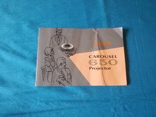 Kodak Carousel 650 Projector Instructions Manual