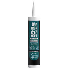 10.1 oz White Acrylic Latex Caulk Multi-Purpose Sealant Paintable