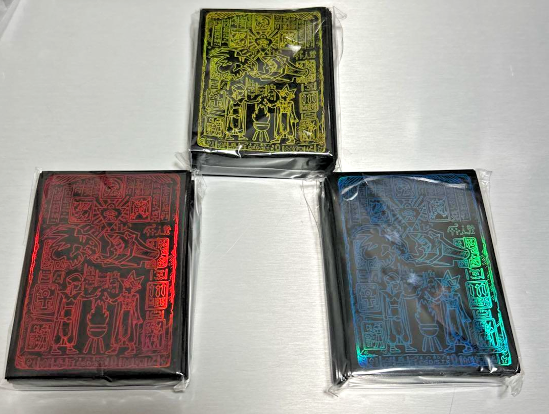 Yu-Gi-Oh Card Protector Prismatic God Box 70 Three Color Sleeves