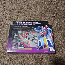 Transformers G1 Reissue Exclusive Starscream NIB SEALED