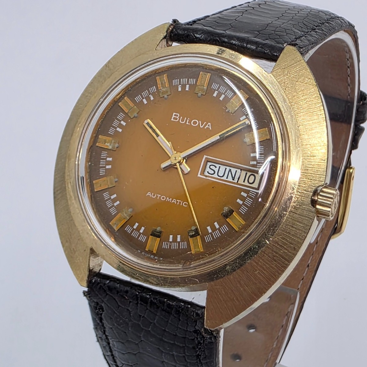 1974 Bulova Vintage Automatic Day Date Jet Star Mens Watch 40mm | eBay