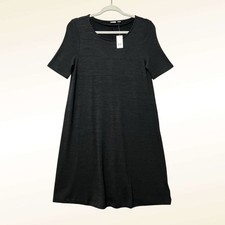 GAP Black Mini Dress NWT Size Small Classic Knit Minimalist Capsule