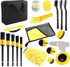 20x Auto Pinsel Detailing Brush Autopflege Bürste Autoreinigung KFZ Innen Aussen