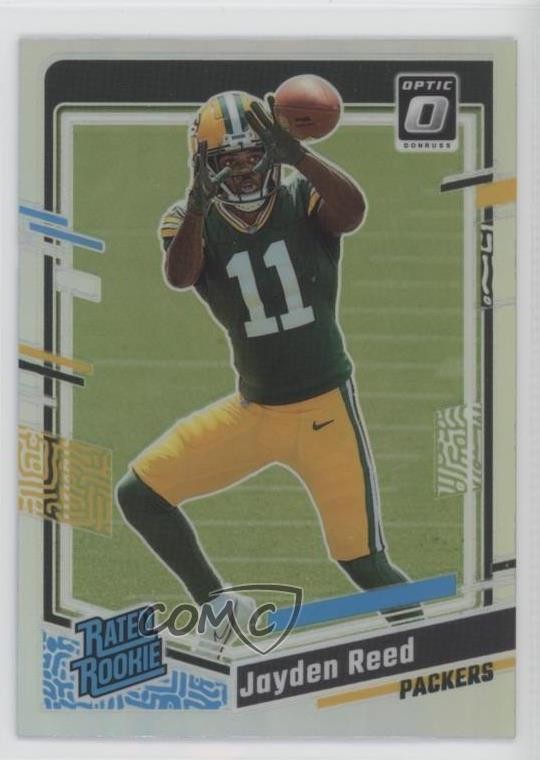 2023 Panini Donruss Optic Rated Rookie Holo Prizm Jayden Reed #239 11dc