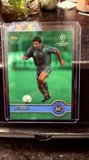 Topps Lost Rookie Card RC - Luis Figo Green Parallel 51/99. rookie card picture