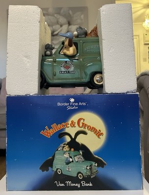 Border Fine Arts - Wallace & Gromit Van Spardose - Factory Sealed - Mint/New