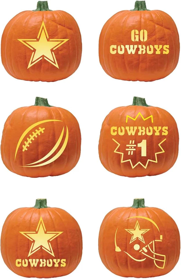 Kit de talla de calabaza de Halloween Dallas Cowboys Foto 2 de 2