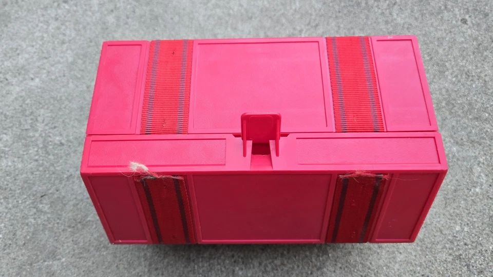 Rolykit Medium Portable Red Tool Box Organizer Parts Sewing Crafts Fishing 43-in - Image 2 of 4