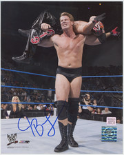 JBL John Bradshaw Layfield WWE Autographed Signed 8x10 Photo AMCo COA 30217