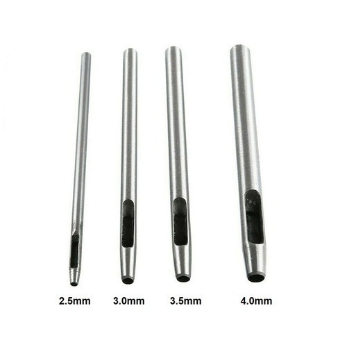 4PCS Leather Hole Punch Set for Crafting with Round Holes 2 5mm to 4mm - Picture 19 of 22