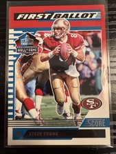 2025 Panini Score Steve Young First Ballot Insert Card