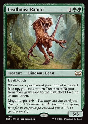 MTG Deathmist Raptor [DSC] #176