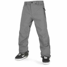Volcom L Gore-Tex Men's Snow Pants, Dark Grey, Small