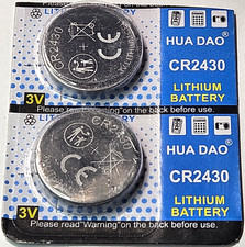 CR2430 2PK 3V LITHIUM BEST EXP 12/30 DL2430 ECR2430 FREE SHIP AND SHIPPING