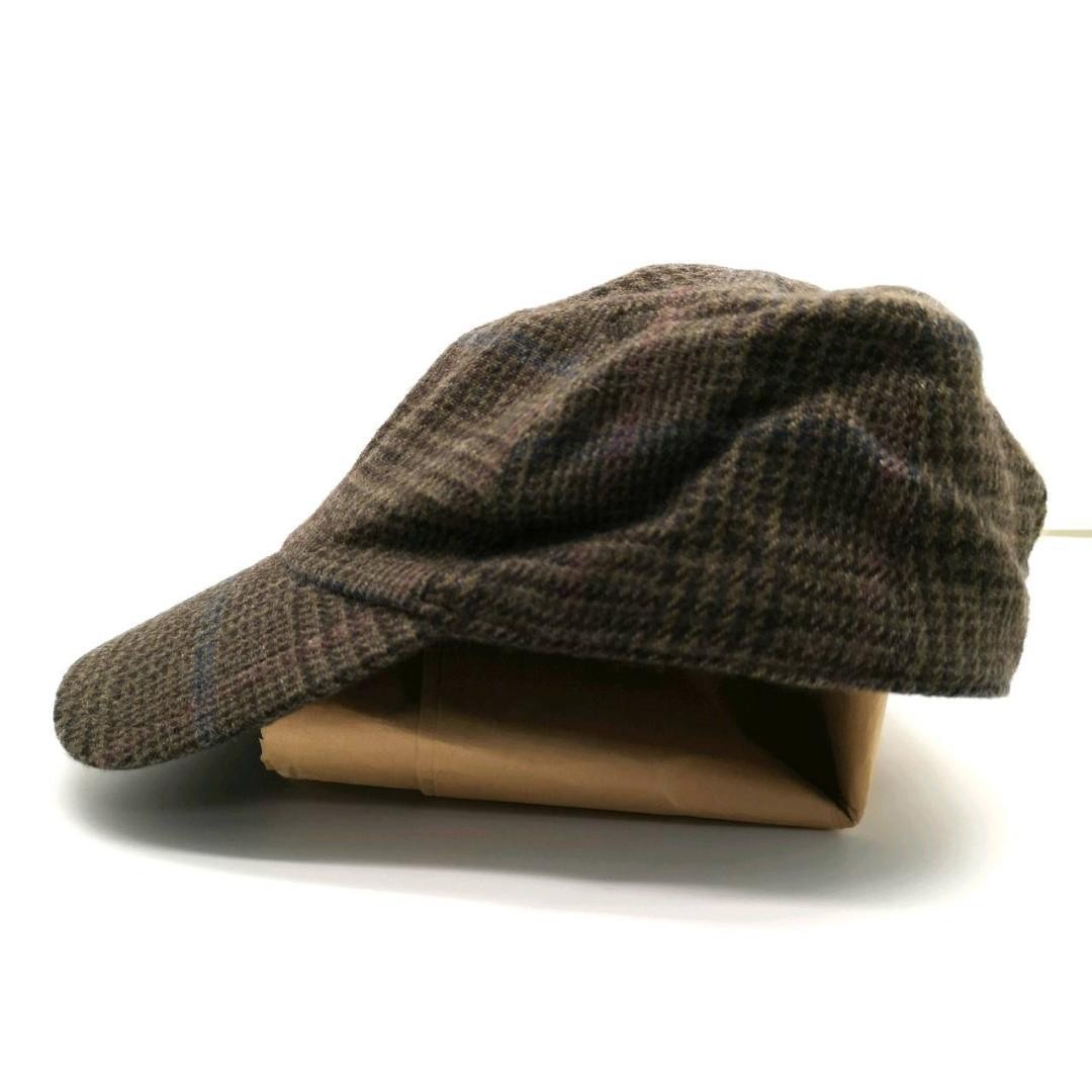 【関税＆送料込み】Brunello Cucinelli Brown Hat With Contra Brunello Cucinelli Wool Cashmere Twill Flat Cap Slouch Hat