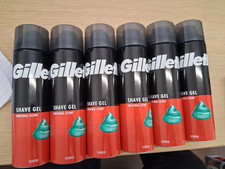 Gillette Classic Shaving Gel Regular Original Scented 200ml X6 JUST £19.49 16.24 per litre